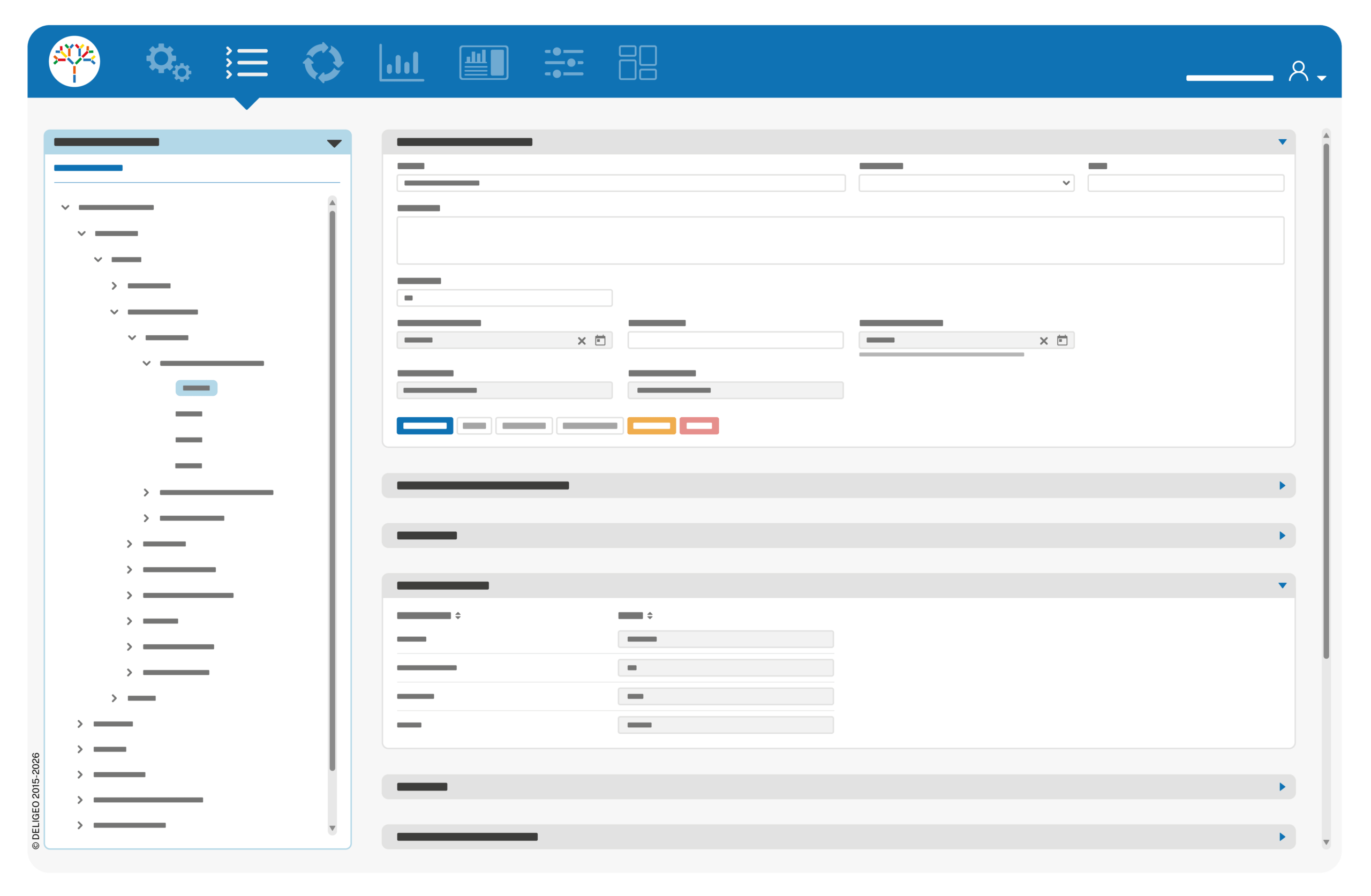Inventaire des actifs dans le logiciel de gestion du patrimoine tcoTrees
